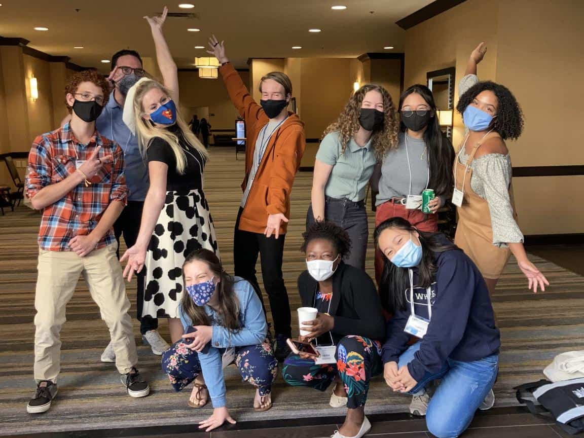 Our 2021 Fellows at the Hampton Roads Writers Conference.